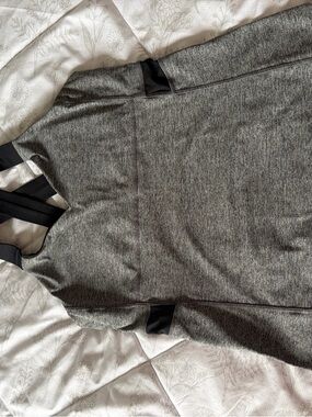lululemon athletica Gray Heathered Strappy Tank Top